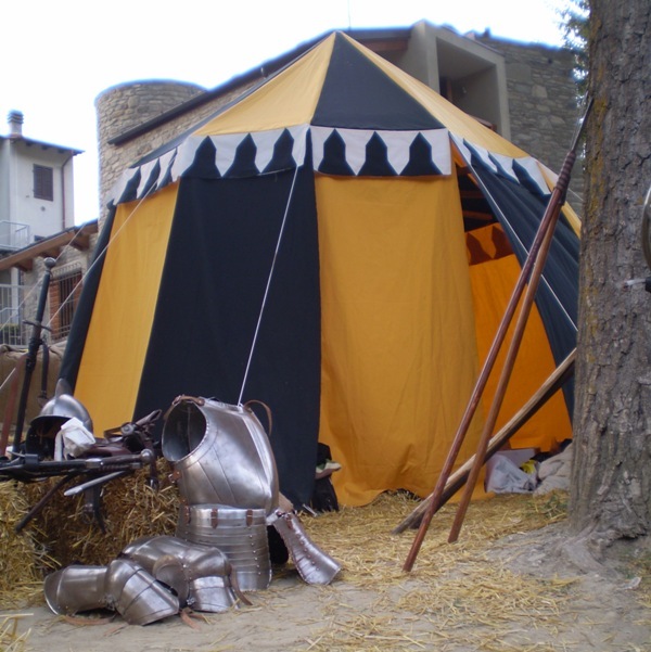 La tenda nel nostro accampamento
